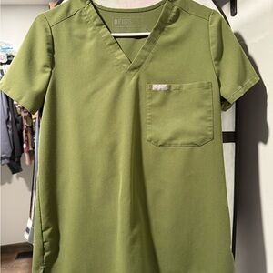 Figs Dark Olive Scrub Set